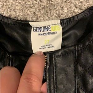OshKosh B'gosh Jackets & Coats - Genuine kids toddler faux leather jacket OshKosh B'gosh Jackets & Coats - Genuine kids toddler faux leather jacket